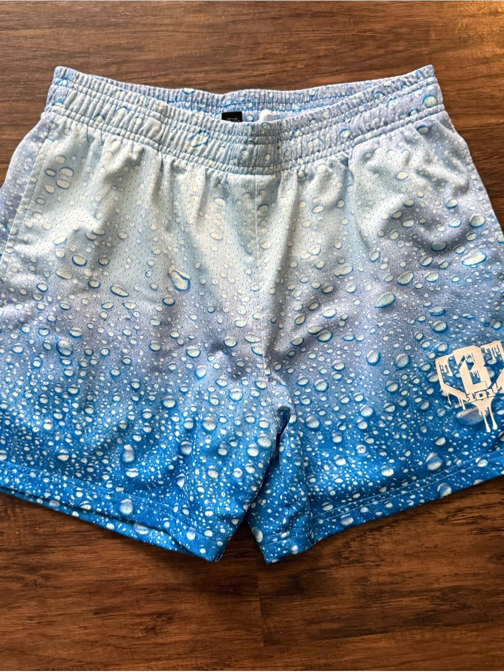 Baseball lifestyle 101 rain delay Blue Gradient sport short
